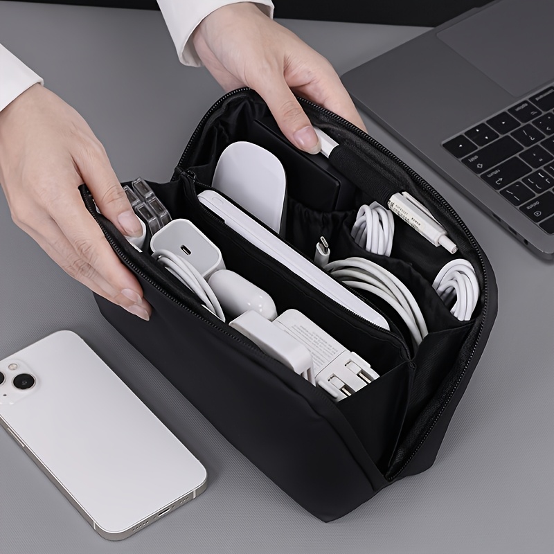 Tech Accessories Travel - Compartiment Tech Organizer Pouch-draagbare elektronica-opbergtas voor