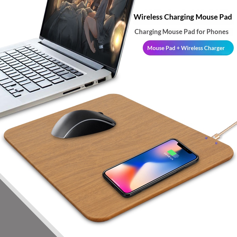 Mouse Charging Pad - 15W Snelle Draadloze Oplader, 3-in-1 Multifunctioneel