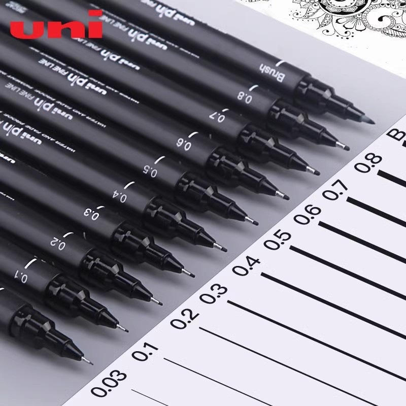 Tech Accessories For Office - Japan UNI Naaldbuis Gelpen PIN-200 Comic