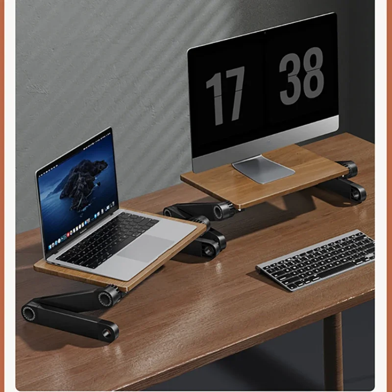 Massief houten laptophoogtesta - Laptop Stand Bamboo recensie en prijs
