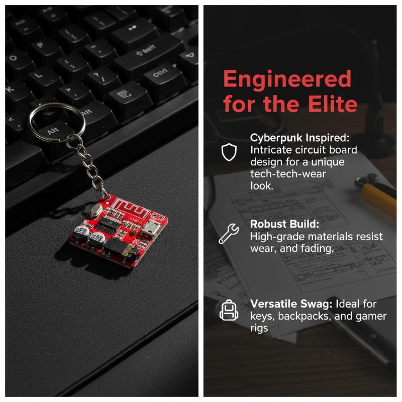 Printplaat sleutelhanger vinta - Tech Accessories Board recensie en prijs