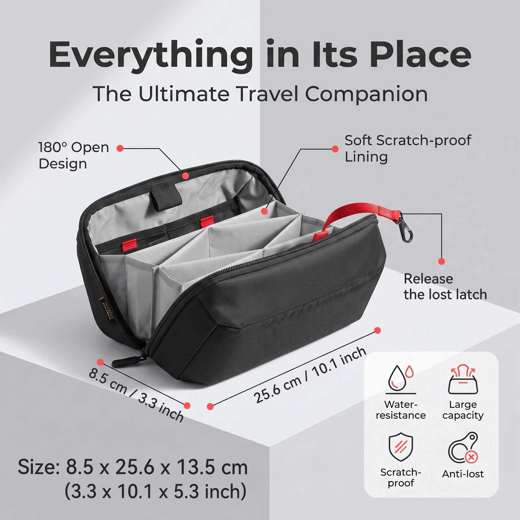 Reistasje voor elektronische a - Tech Accessories Travel recensie en prijs