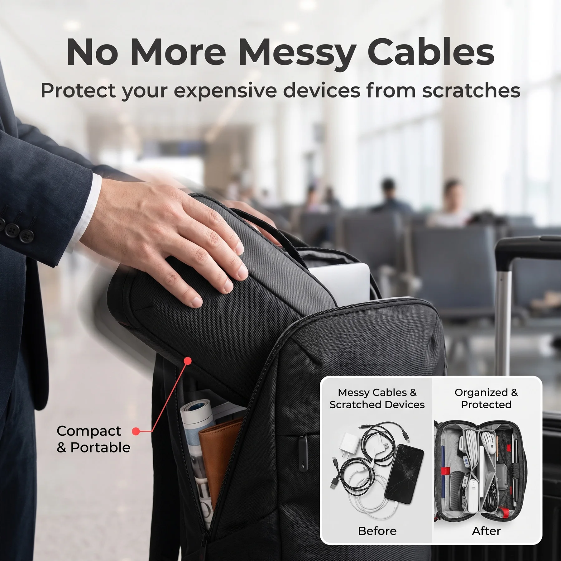 Reistasje voor elektronische a - Tech Accessories Travel recensie en prijs