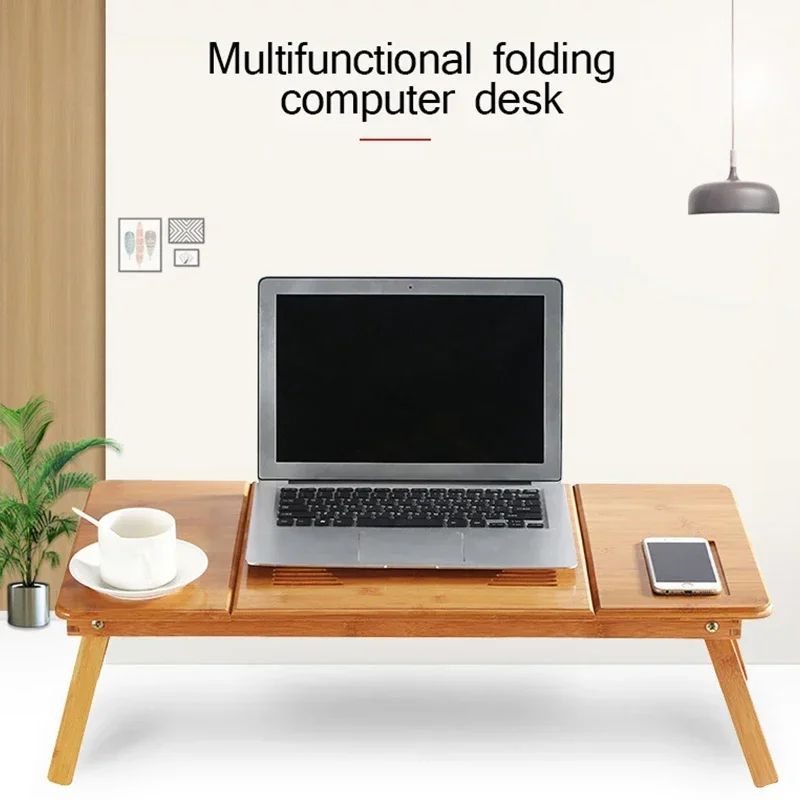 Verstelbaar bamboe laptopburea - Laptop Stand Bamboo recensie en prijs